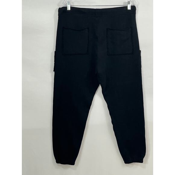 FRANK & EILEEN Sz L Large Black Eamon Patch Pocket Jogger Sweatpants Pants - Picture 11 of 11
